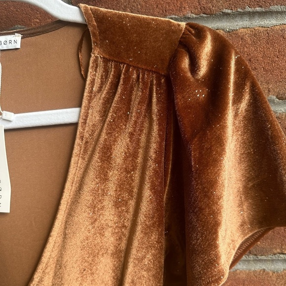 BALTIC BORN Calvin Velvet Wrap Dress - Picture 6 of 9